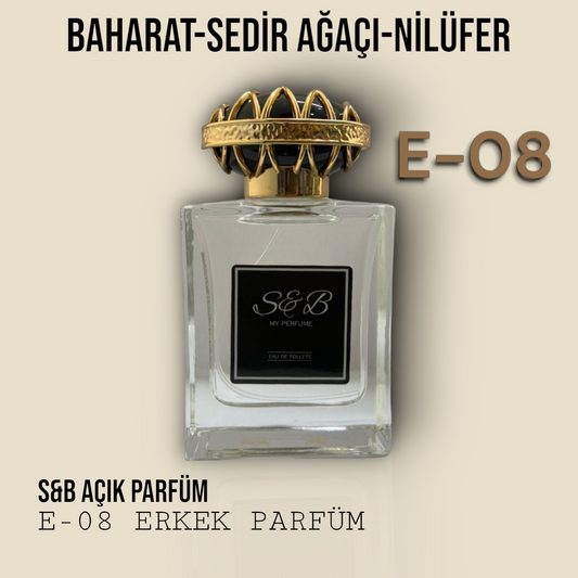 S&B AÇIK PARFÜM E-08 Burber Clasy Erkek Parfüm