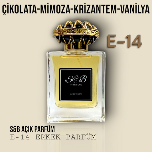 S&B AÇIK PARFÜM E-14 ROCKY MAN Erkek Parfüm