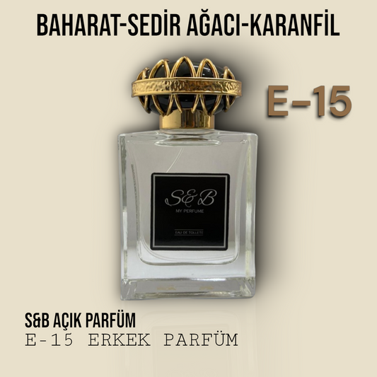 S&B AÇIK PARFÜM E-15 Carve Erkek Parfüm