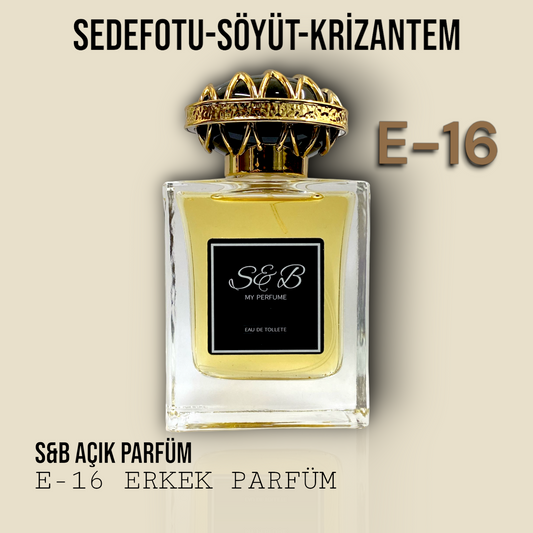 S&B AÇIK PARFÜM E-16 PI Erkek Parfüm